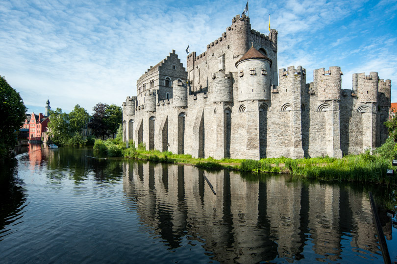 medieval castle in belgium
