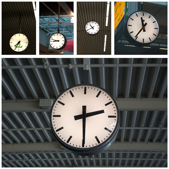clocks waiting schiphol airport