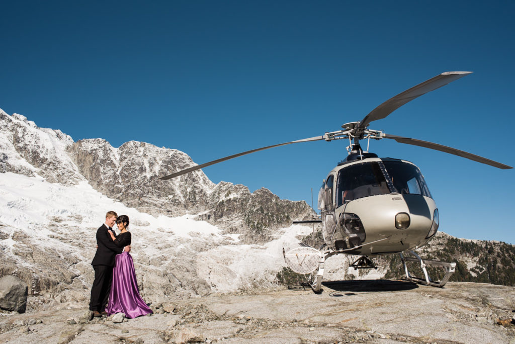helicopter elopement Squamish