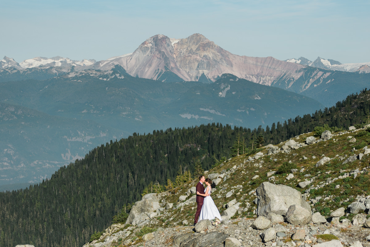 squamish mountain wedding photos