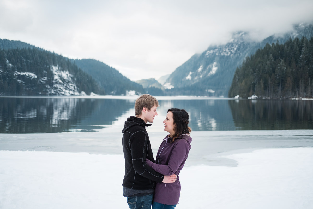 Buntzen Lake engagement photos