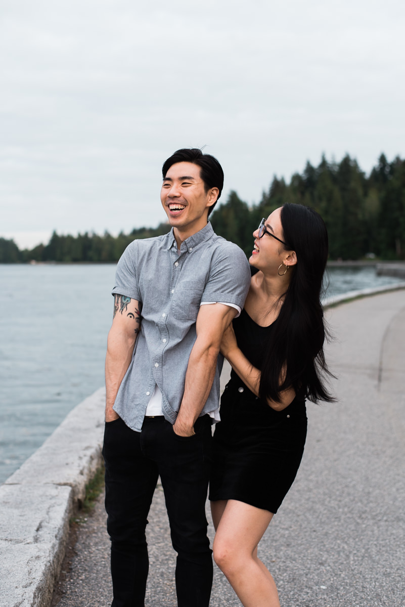 Stanley Park engagement photography